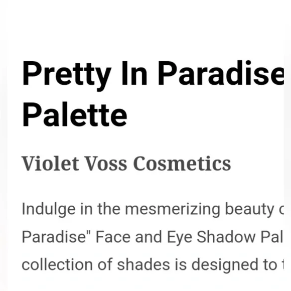 NIB Violet Voss Eye Shadow palettes cruelty free bundle - Picture 12 of 12